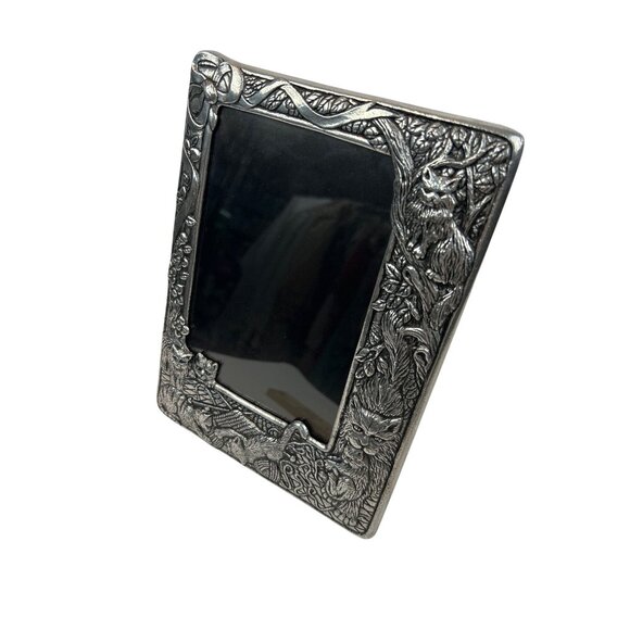 Vintage Arthur Court Pewter Picture Frame Cats Kittens for 4.5x6.5 in - Picture 2 of 12